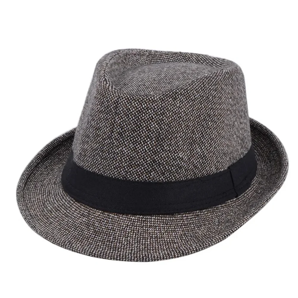 Unisex Casual Fedora Hat In Brown